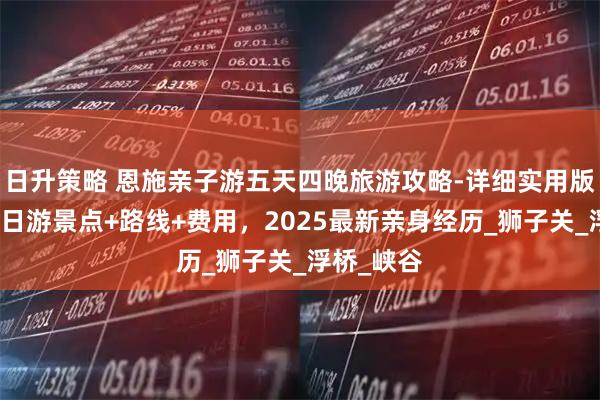 日升策略 恩施亲子游五天四晚旅游攻略-详细实用版！恩施五日游景点+路线+费用，2025最新亲身经历_狮子关_浮桥_峡谷